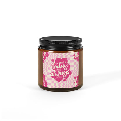 Candle - 'Be Mine Today and Always' | Romantic Amber Jar